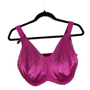 Wacoal Womens Pink Bra US 40K Underwire Back Appeal Underwire 855403